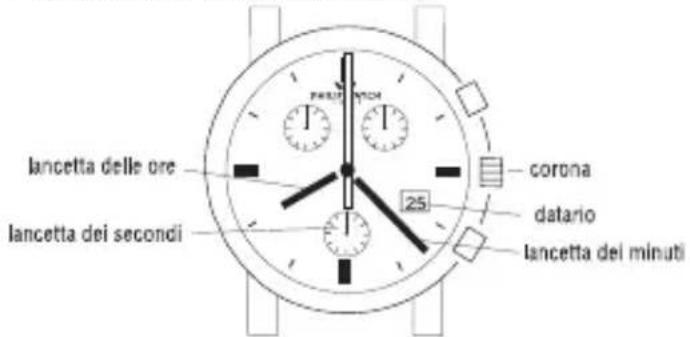 Philip Watch Quartz Swiss Chrono - INSTRUCTIONS - 1