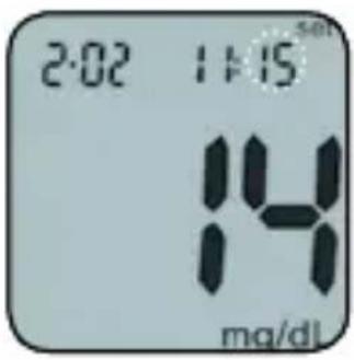 IME-DC IDia - x Drücken der Set-Taste: - 1