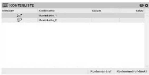 StarMoney Business 7.0 - Kontenrundruf (analog Depotrundruf) - 1