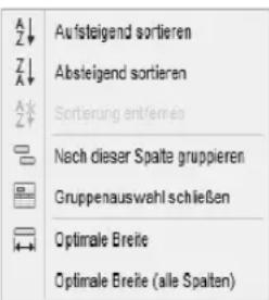 StarMoney Business 7.0 - Spaltenkonfiguration - 1
