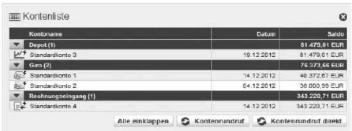 StarMoney 9.0 - Kontenrundruf - 1