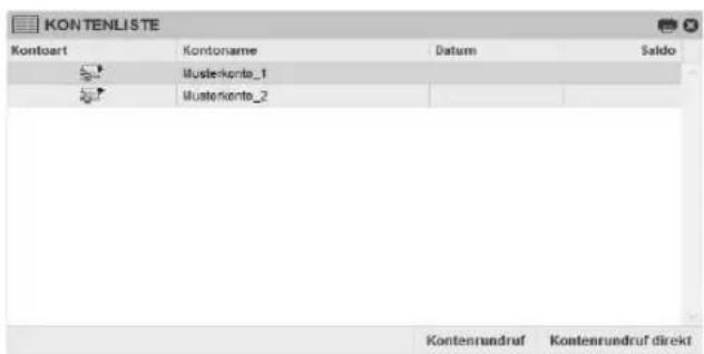 StarMoney 10.0 - Kontenrundruf - 1