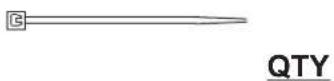 Middle Atlantic ICOMP-COOL-3 - WIRE TIE - 1