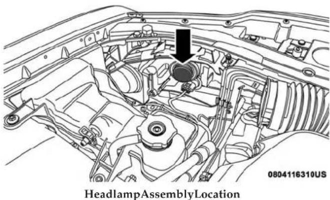 Chrysler 300 (2019) - StandardLowBeamAndHighBeamHeadlamp - 1