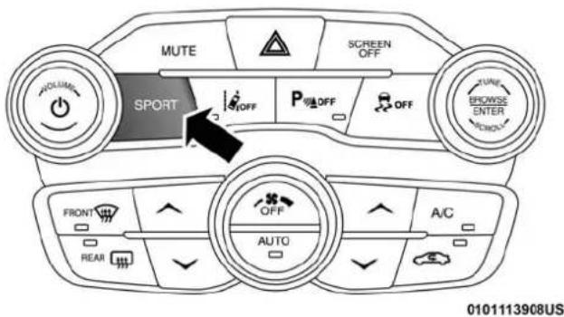 Chrysler 300 (2019) - SPORT MODE — IF EQUIPPED - 1