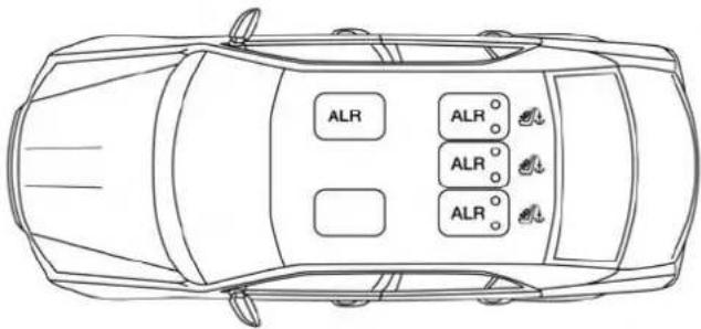 Chrysler 300 (2019) - SwitchableAutomaticLockingRetractors(ALR) - 1