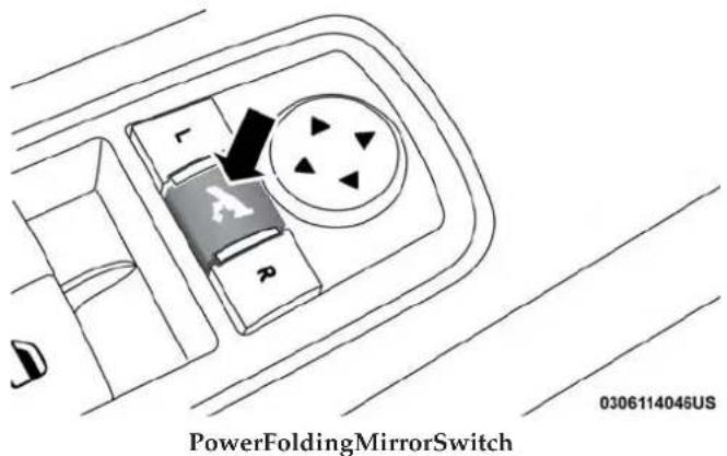 Chrysler 300 (2019) - Power Folding Outside Mirrors — If Equipped - 1