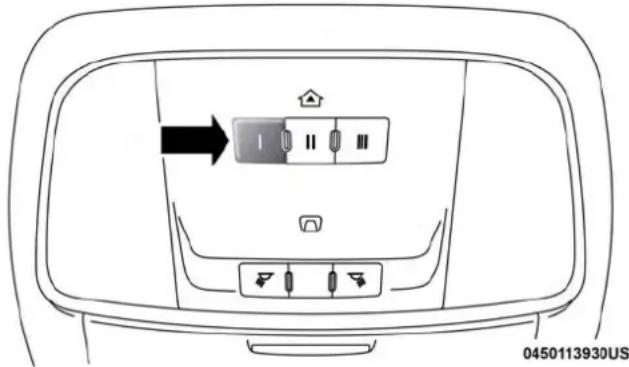 Chrysler 300 (2019) - GARAGE DOOR OPENER — IF EQUIPPED - 1