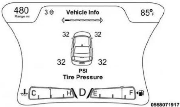 Chrysler 300 (2019) - TirePressureMonitoringLowPressureWarnings - 1