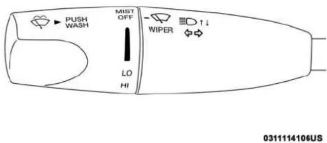 Chrysler 300 (2019) - Multifunction Lever - 1