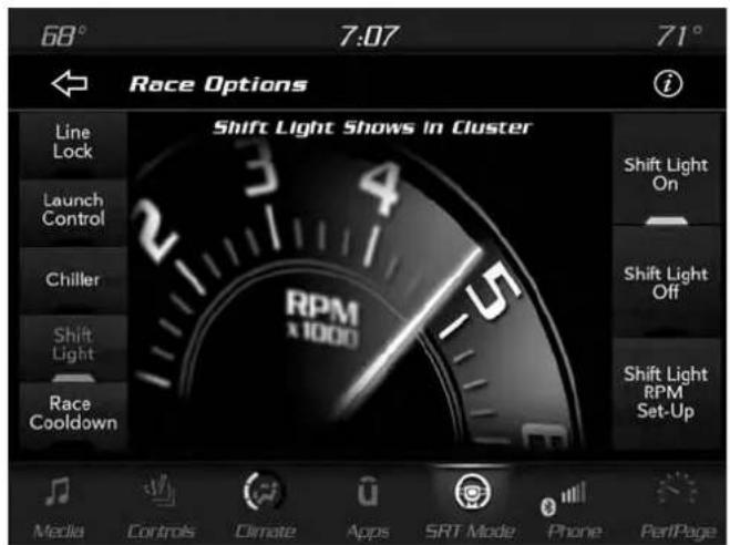 DODGE Charger SRT (2019) - Shift Light - 1