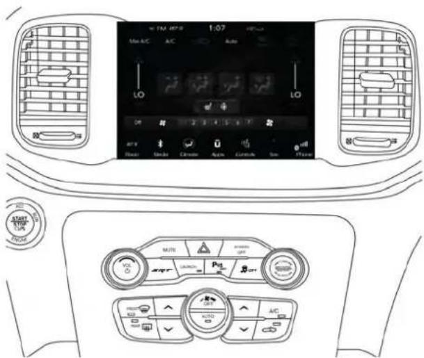 DODGE Charger SRT (2019) - CLIMATE CONTROLS - 1