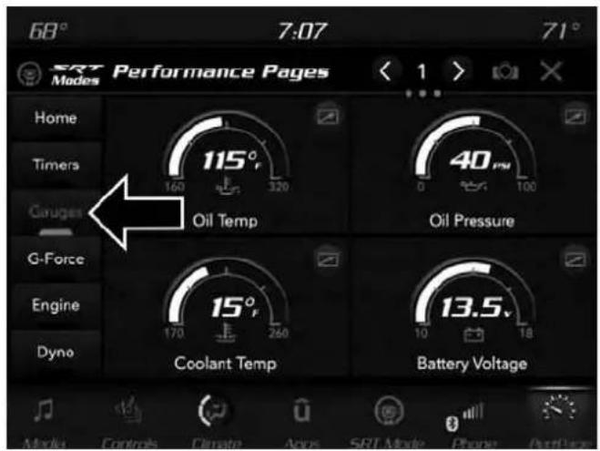 DODGE Charger SRT (2019) - Gauges - 1