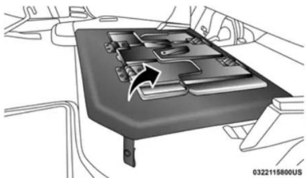 RAM Chassis Cab (2019) - Below Rear Seat Storage (Crew Cab) - 1