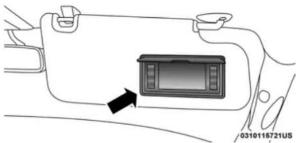 RAM Chassis Cab (2019) - Illuminated Vanity Mirror — If Equipped - 1