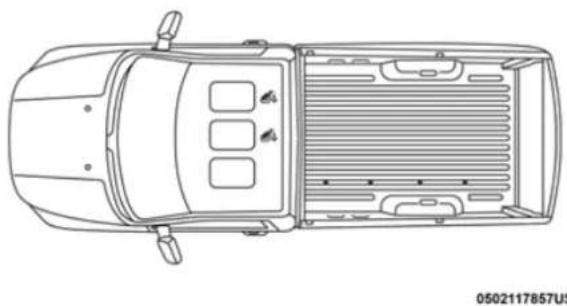 RAM Chassis Cab (2019) - LATCH Positions For Installing Child Restraints In This Vehicle - 1