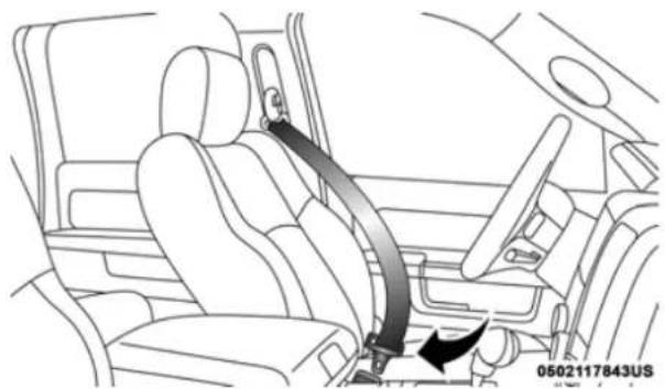 RAM Chassis Cab (2019) - Lap/Shoulder Belt Operating Instructions - 2