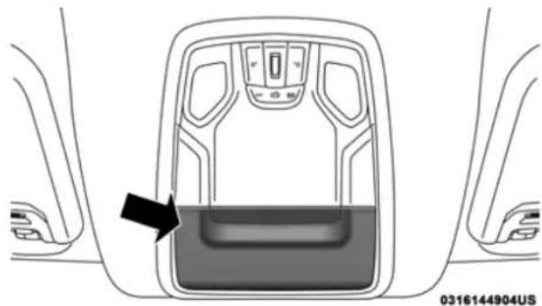 RAM Chassis Cab (2019) - Overhead Sunglass Storage - 1