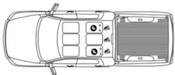 RAM Chassis Cab (2019) - LATCH Positions For Installing Child Restraints In This Vehicle - 3