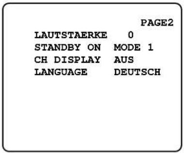 PANASONIC WV-CM1780 - ■ Bildschirmeinstellung - 2