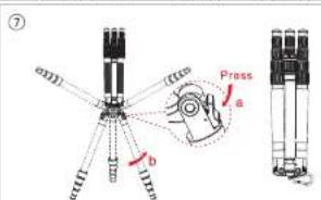 Sirui UltraLight T-005X - T-0X Series Tripod Data Chart - 9
