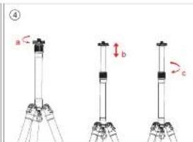 Sirui UltraLight T-005X - T-0X Series Tripod Data Chart - 6