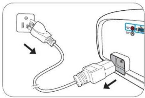BENQ TK800M - Shutting down the projector - 1