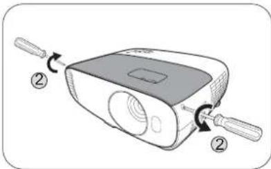 BENQ TK800M - Replacing the lamp (FOR SERVICE PERSONNEL ONLY) - 3
