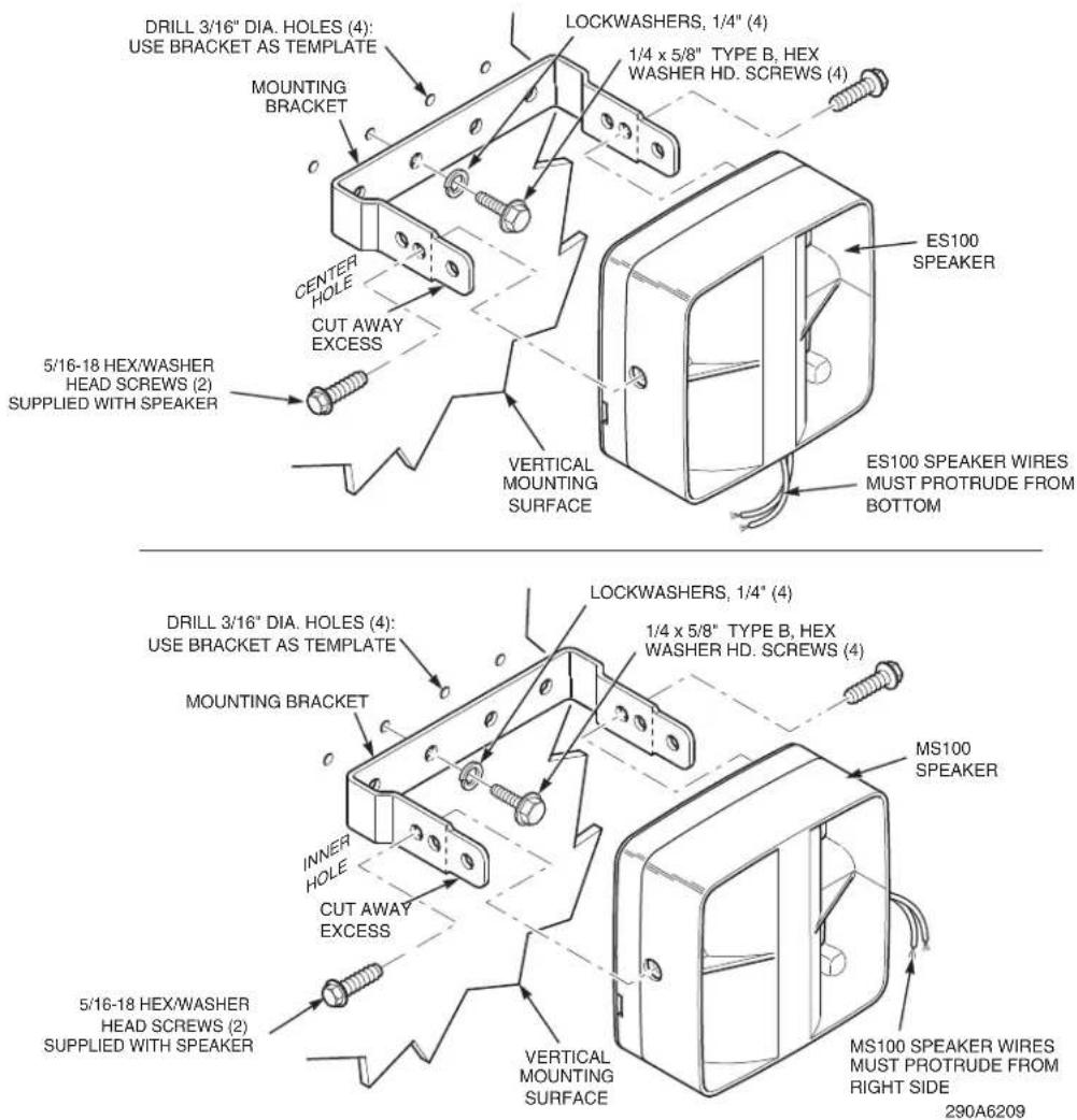 Federal Signal ESB-U - MS100 MOUNTING PRECAUTIONS - 1