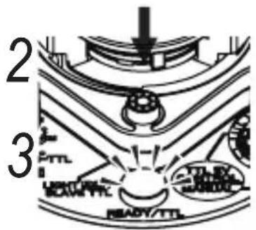 SEA&SEA YS-D2 - Einstellen der Betriebsart „Vorblitz aufheben“ - 2