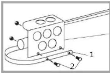 BGU HS 90-3 - Schutzbügel montieren - 1