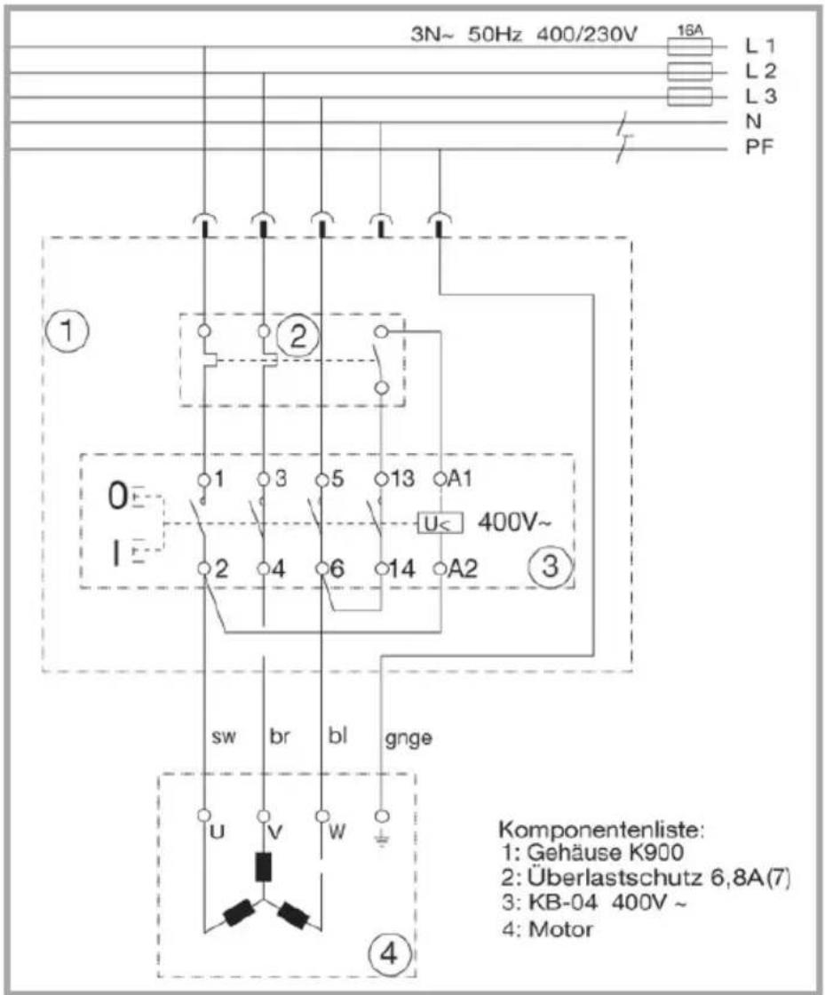 BGU HS 90-3 - ELEKTRISCHER SCHALTPLAN - 2