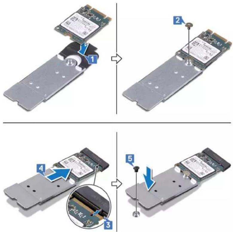 ALIENWARE M15 - Procedure to replace M.2 2230 solid-state drive - 5