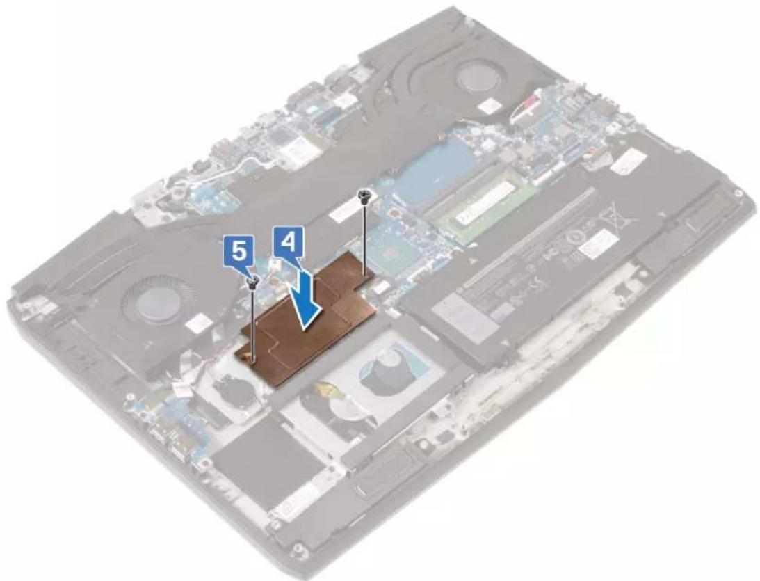 ALIENWARE M15 - Procedure to replace M.2 2280 solid-state drive - 2