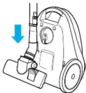 PANASONIC MC-E761 - C) КАК ДА СЪХРАНЯВАТЕ ПРАХОСМУКАЧКАТА HOW TO STORE YOUR CLEANER - 1