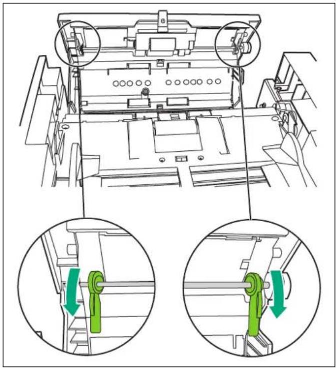PANASONIC KV-S2048C - Auswechseln des Papiereinzugswalzenmoduls - 3