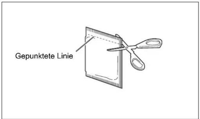 Gepunktete Linie