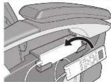 PANASONIC EP-MA51 - Platzierung der Fernbedienung - 2