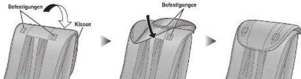 Befestigungen Kissen Befestigungen