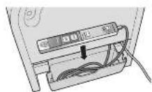 PANASONIC EP30102 - Stecken Sie das Bedienteil wieder in den Halter. - 2
