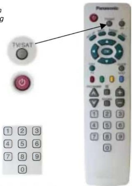 TWSAT Panasonic 1 2 3 4 5 6 7 8 9 0
