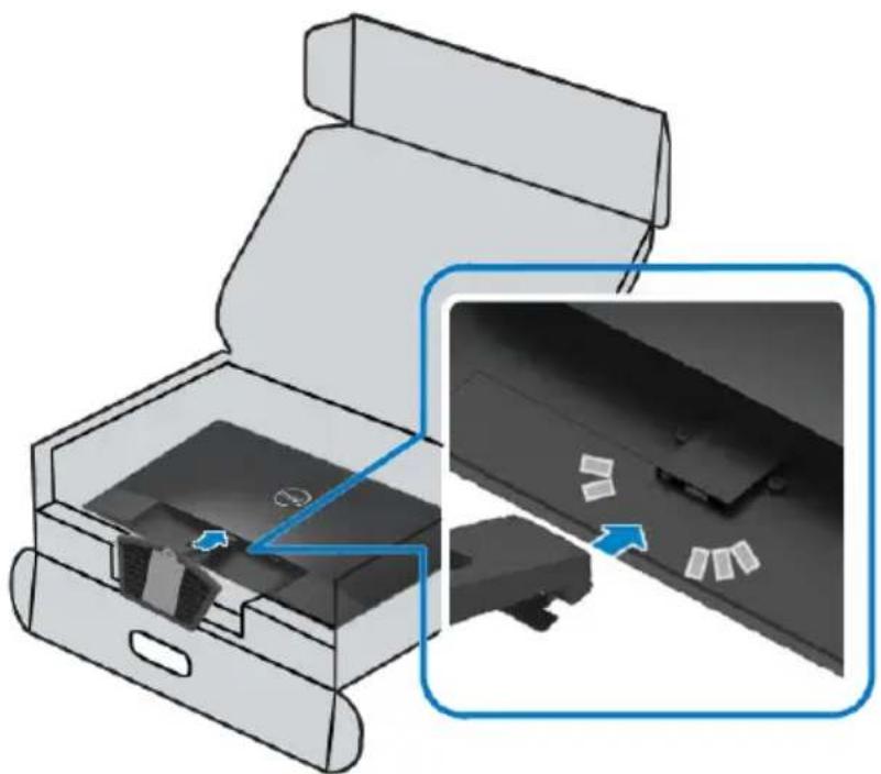 DELL S Series SE2219H - Connecting the stand - 2