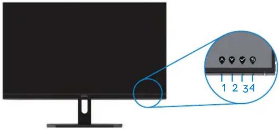 DELL S Series SE2219H - OSD controls - 1