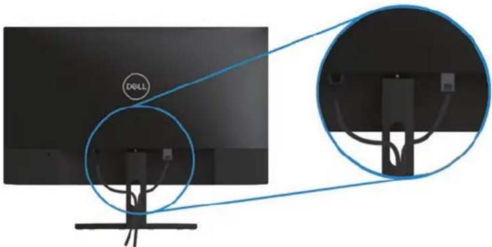 DELL S Series SE2219H - Organizing cables - 1