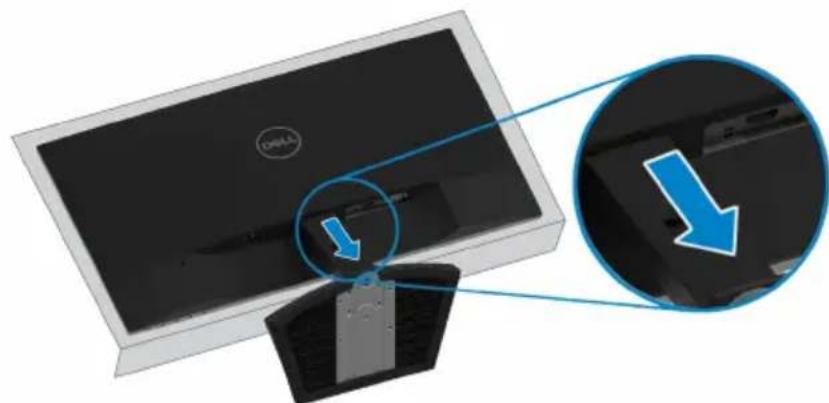 DELL S Series SE2219H - Removing the stand - 4
