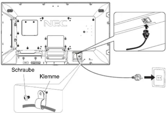 NEC Schraube Klemme