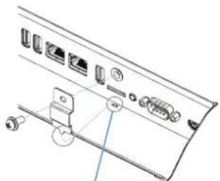 NEC MultiSync C751Q - Installing microSD card slot cover - 1