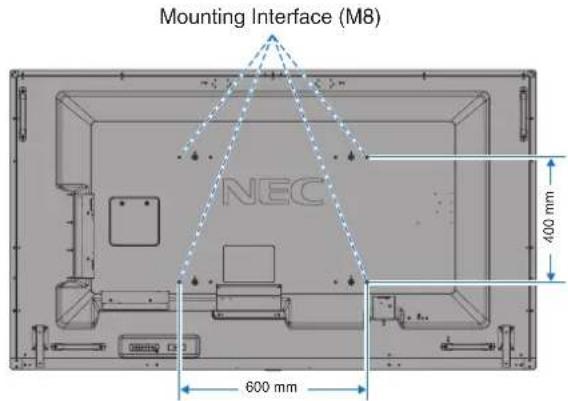 NEC MultiSync C751Q - Attach Mounting Accessories - 2