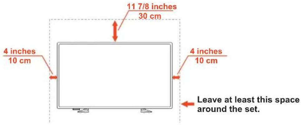 NEC E series E557Q - Installed with stand - 1
