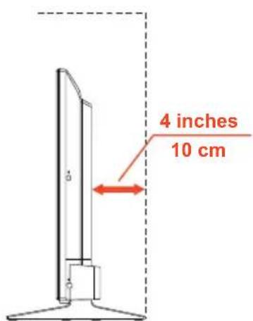 NEC E series E557Q - Installed with stand - 2